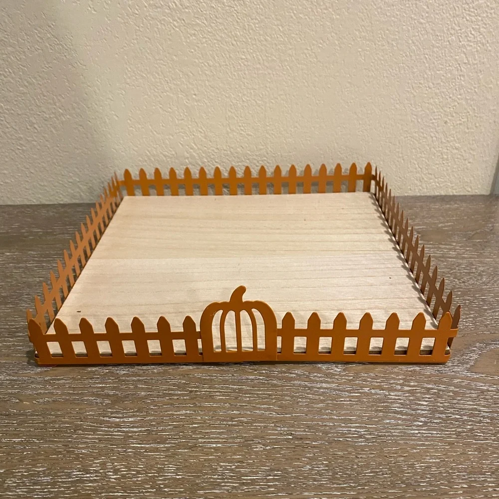 NWT Target Halloween Orange Pumpkin Tray